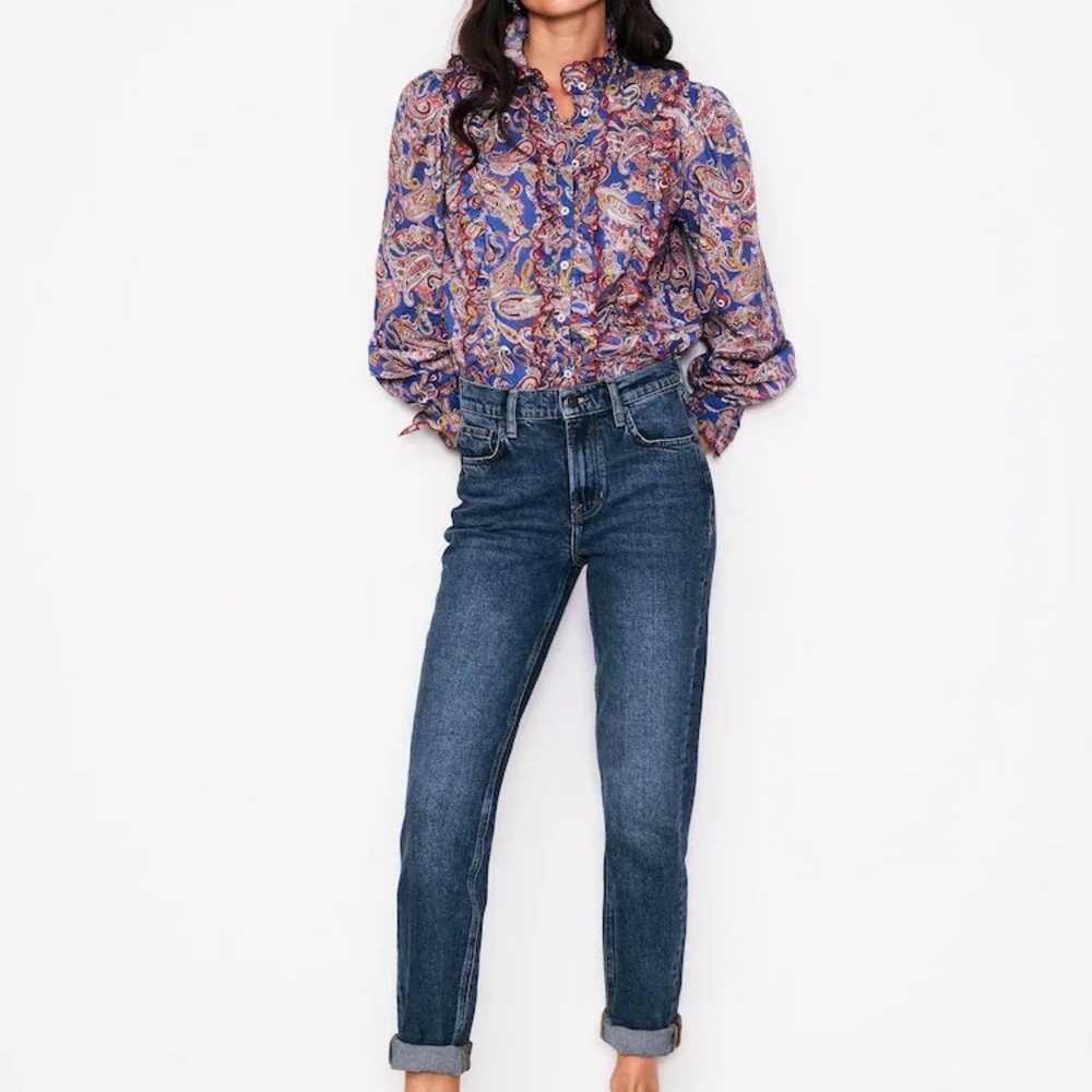 Boden Navy Blue Girlfriend Jeans size 10r